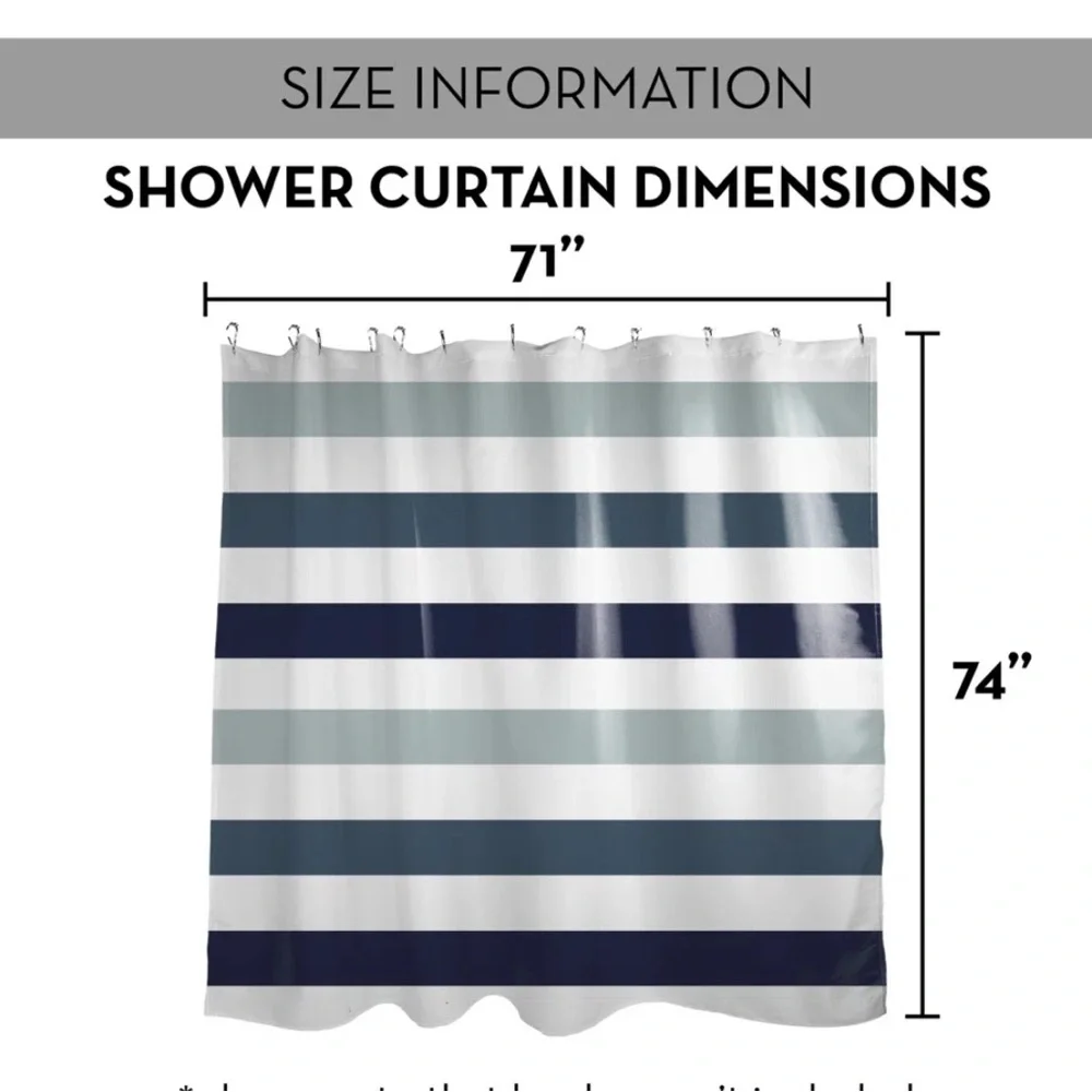 Boucher Striped Shower Curtain
